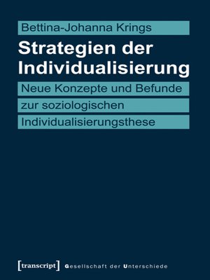 cover image of Strategien der Individualisierung